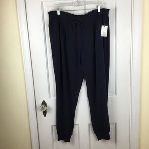 Ophelia Roe High Waist Navy Joggers NWT